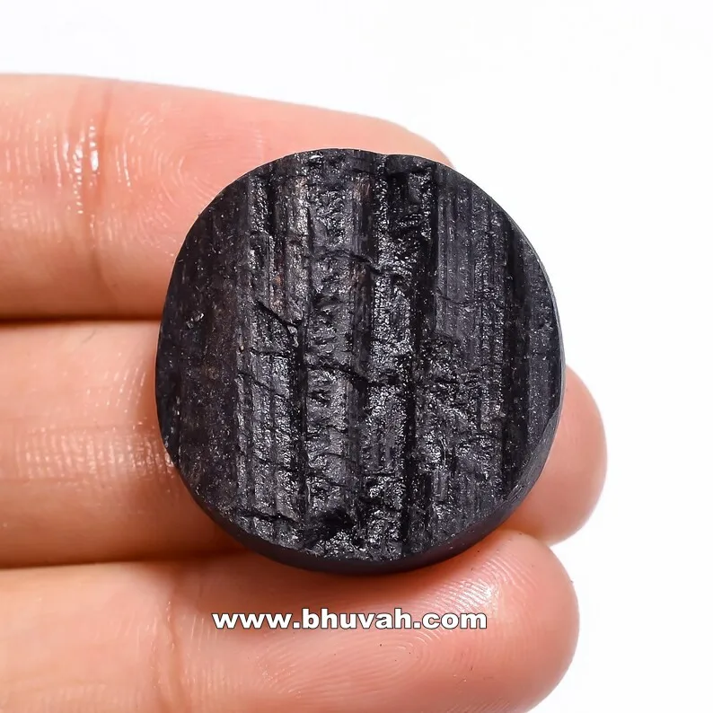 Top Assorted Quality Loose Jewelry Gemstone Drusy Stone Natural Black Tourmaline Druzy