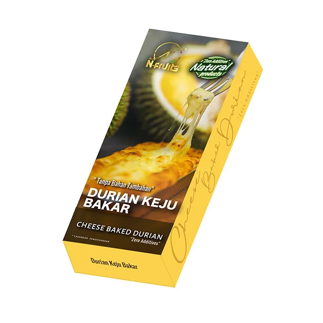 Malaysia Made High Quality Super Cheesy Cheese Baked Durian Cheese Frozen Baked Goods In Good Price Halal Certified