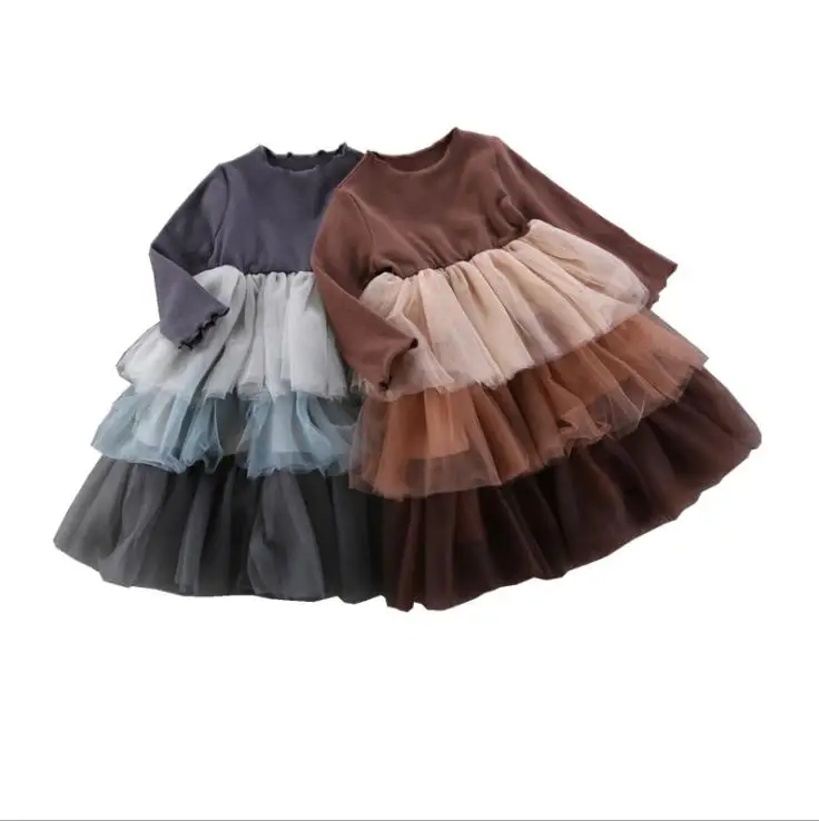 
Baby Girls Dress Clothing Mesh Layer Cake Dress New Spring Beautiful Girl Party Cute Tutu Dress Best Kids Clothes 