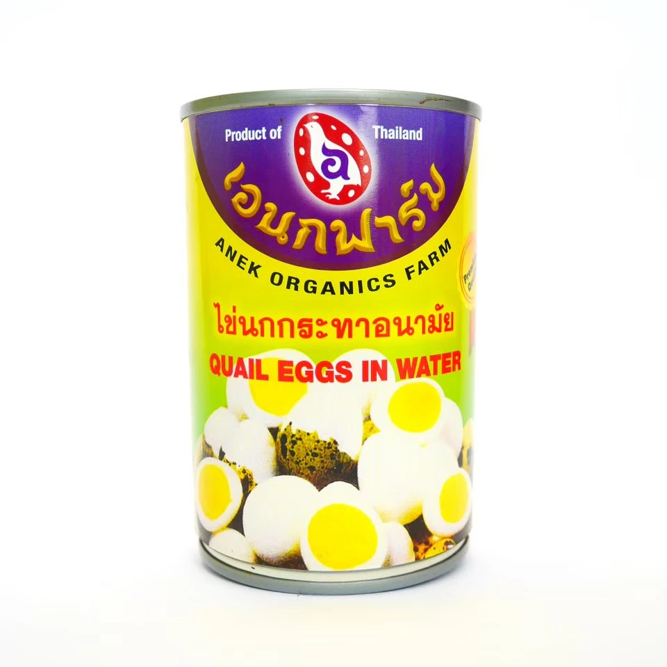 
Premium Quality Food Canned GMP Whole Quail Eggs in Water from Thailand 