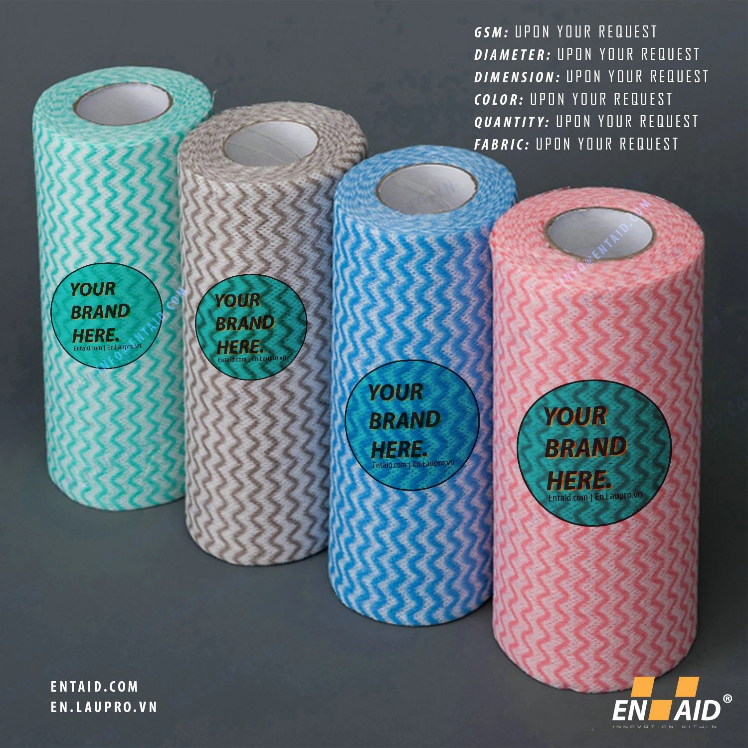 FREE CONSULTATION. High Quality Nonwoven Fabric Raw Materials in Large Rolls. Spunlace Viscose Polyester