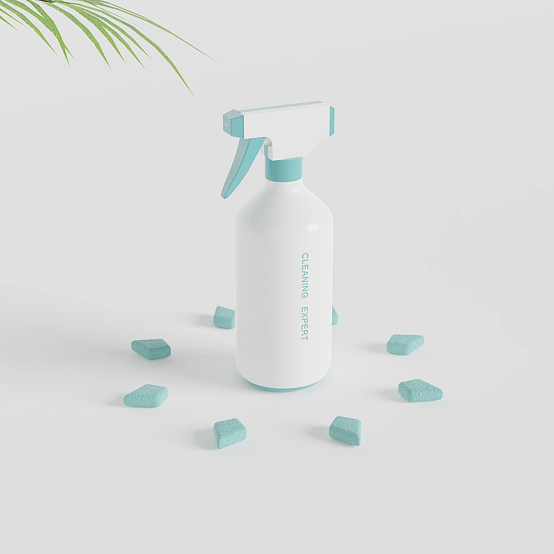 Household Glass Cleaning Tablets Effervescent Friendly environment Window Wash