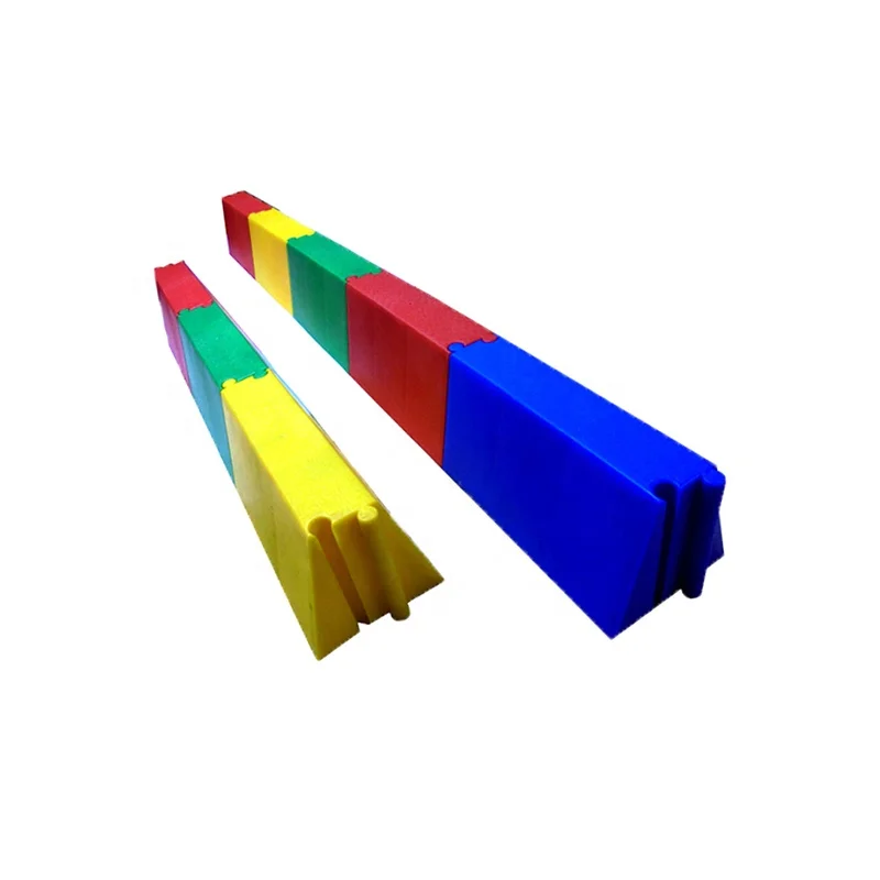 GD- Straight Balance Beam 12 pcs PP Balance beams walking board indoor obstacle course equipment