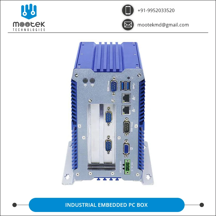 Manufacturer & Exporter of Standard Grade MBOX-520-I5-2PCI Fanless Industrial Embedded Box PC at Low Price