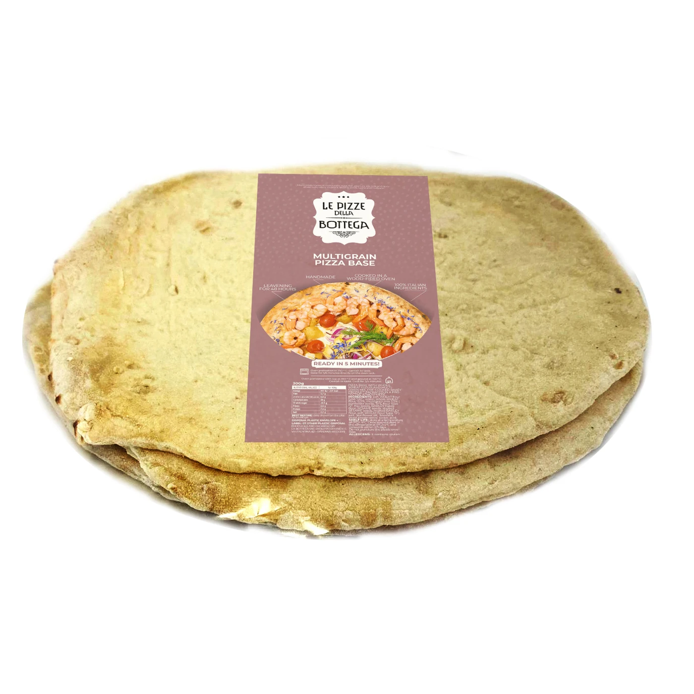 High Quality precooked multigrain pizza base  ready to ship
