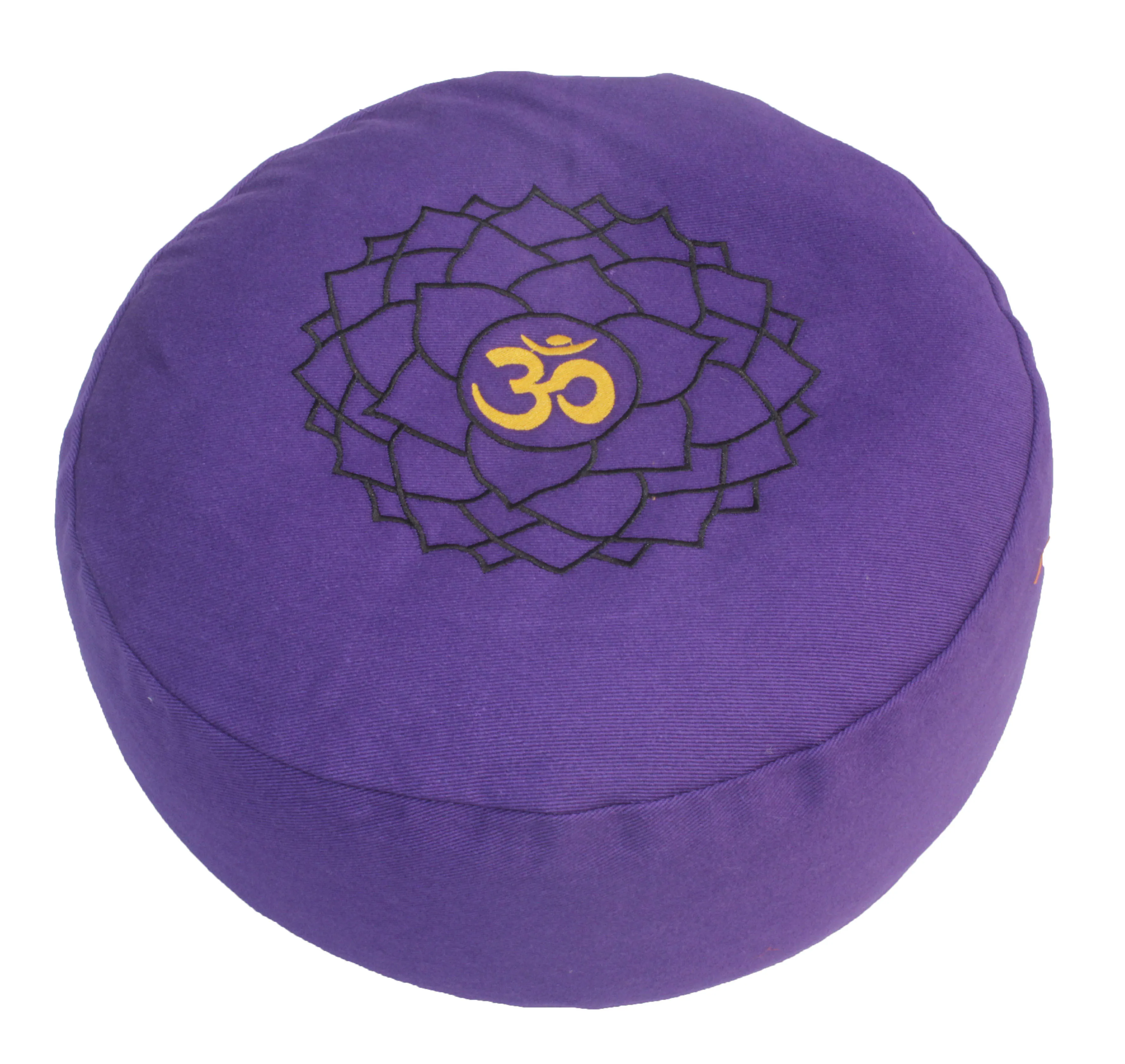 Wholesale price yoga meditation cushion zafu buckwheat husk fulling Indian supplier