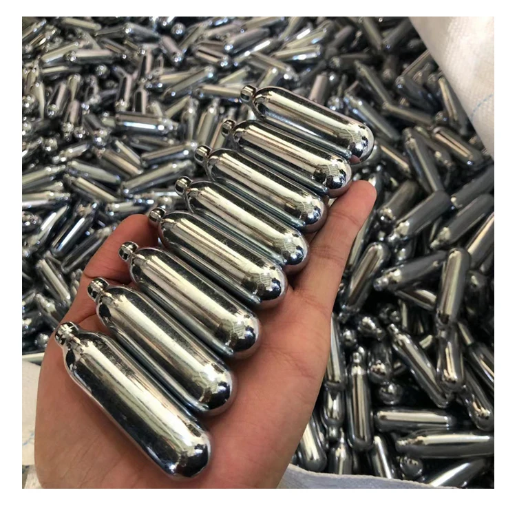 Liquid Thermal Decomposition Method Food Grade  N2O Nitrous Oxide Gas 8g Whipping Cream Chargers Laughing Gas