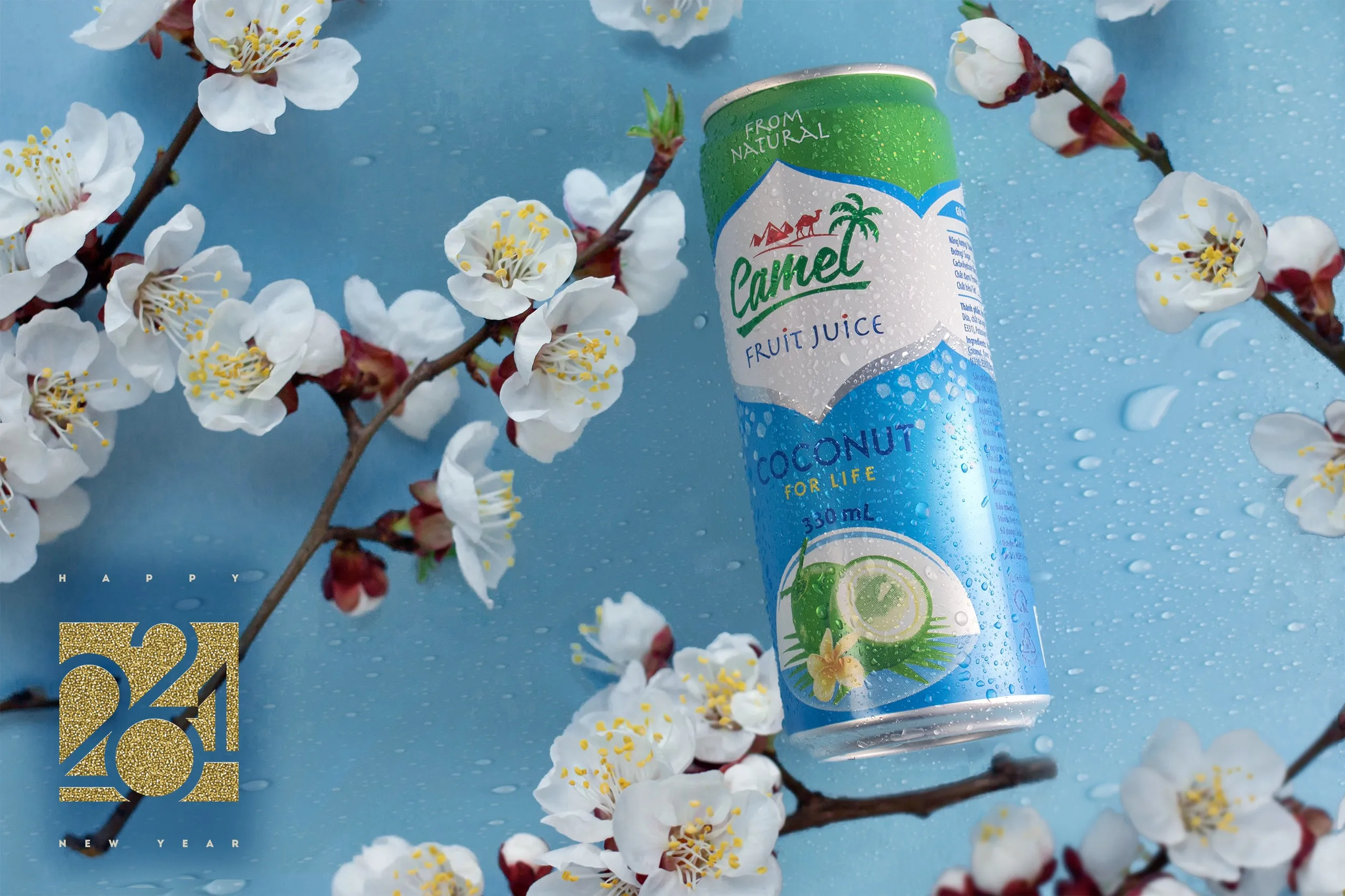 Банки для напитков CAMEL 330 мл-кокосовый аромат фруктовый сок напиток