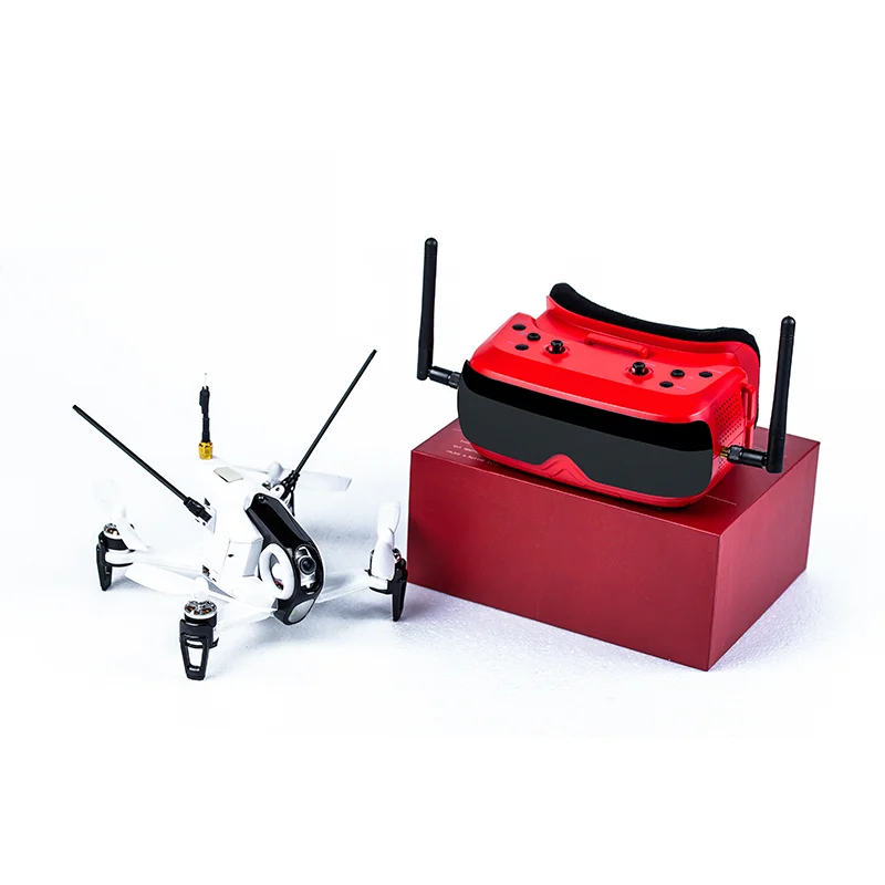 
FPV goggles for RC mini drone 3D VR glasses LCD DVR built in replaceable 5V 2000mAh battery 