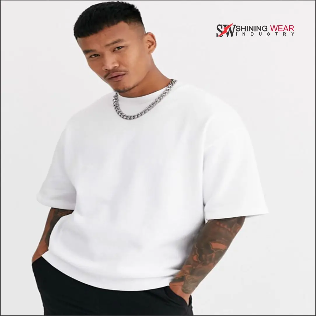 
High Quality Striped Short Sleeve Cotton Sweater Knitted T Shirts For Men 