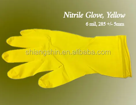 Нитриловые одноразовые перчатки