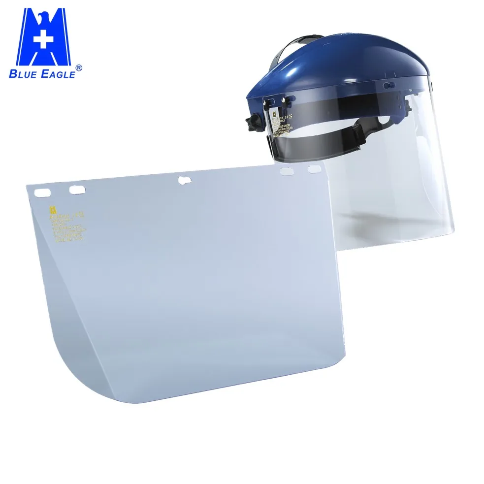 Industrial use heat protection safety face shield