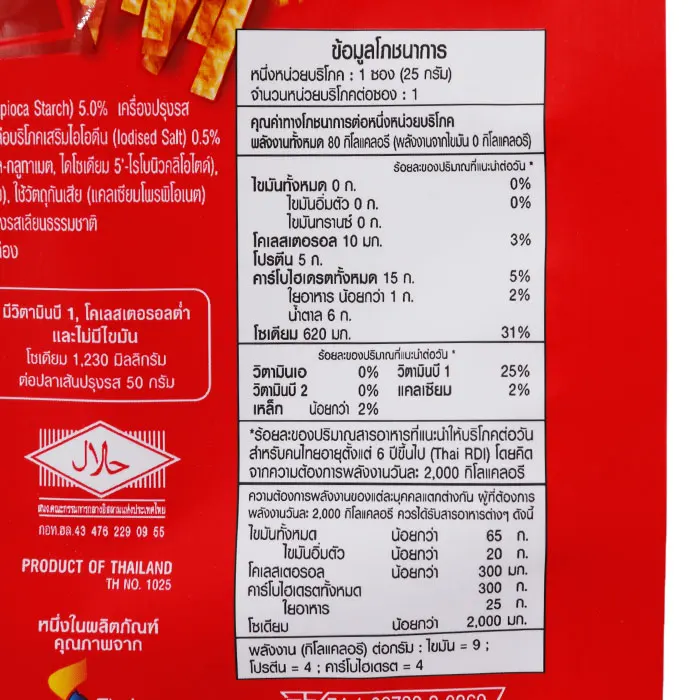 
FISHO Fish Snack Super Spicy Flavor 30 g. 