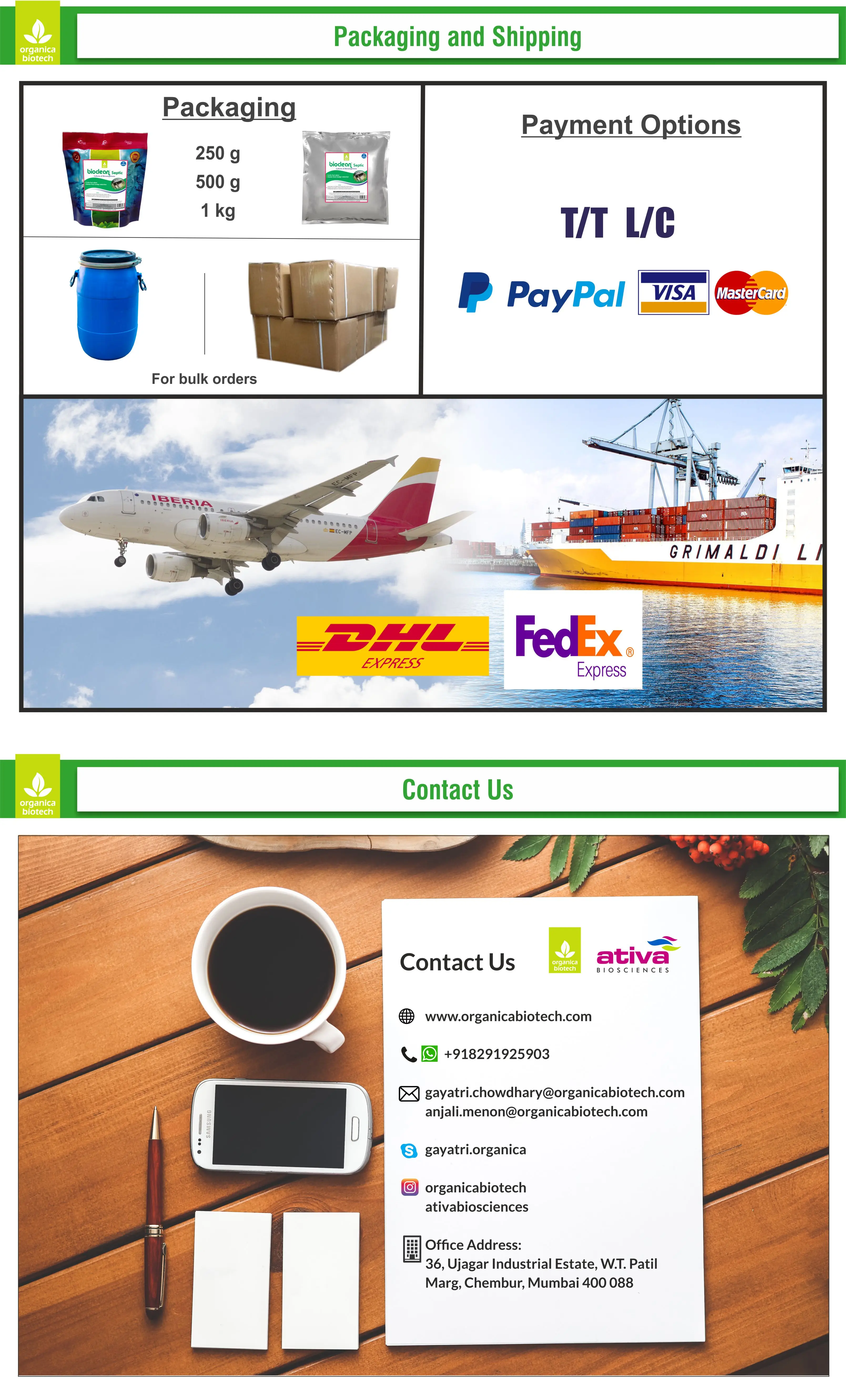 Packaging & Shipping