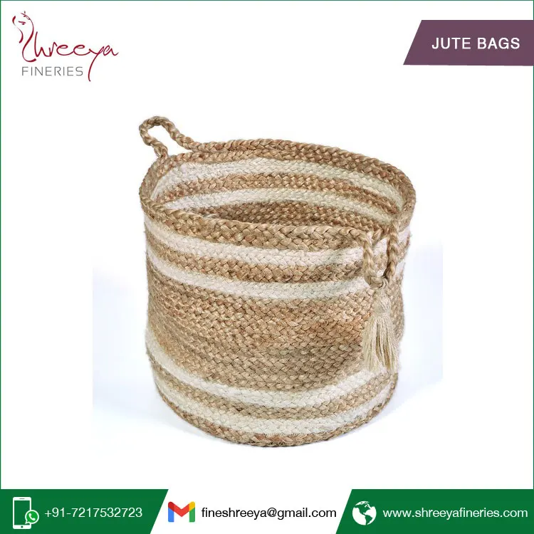  Экологичная джутовая натуральная большая сумка-тоут для покупки продуктов