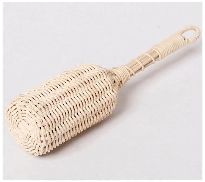 Vintage Rattan Baby Rattle