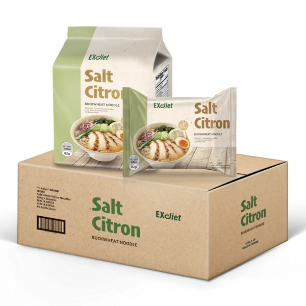 High Protein and Fiber Buckwheat Noodle with Yuzu Flavor soup buckwheat noodle