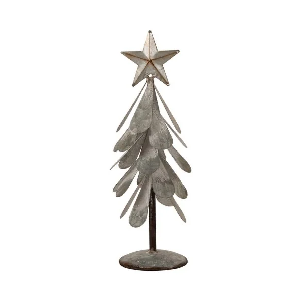 Galvanized Metal Decoration Festival Hot sale Table Top Christmas Tree