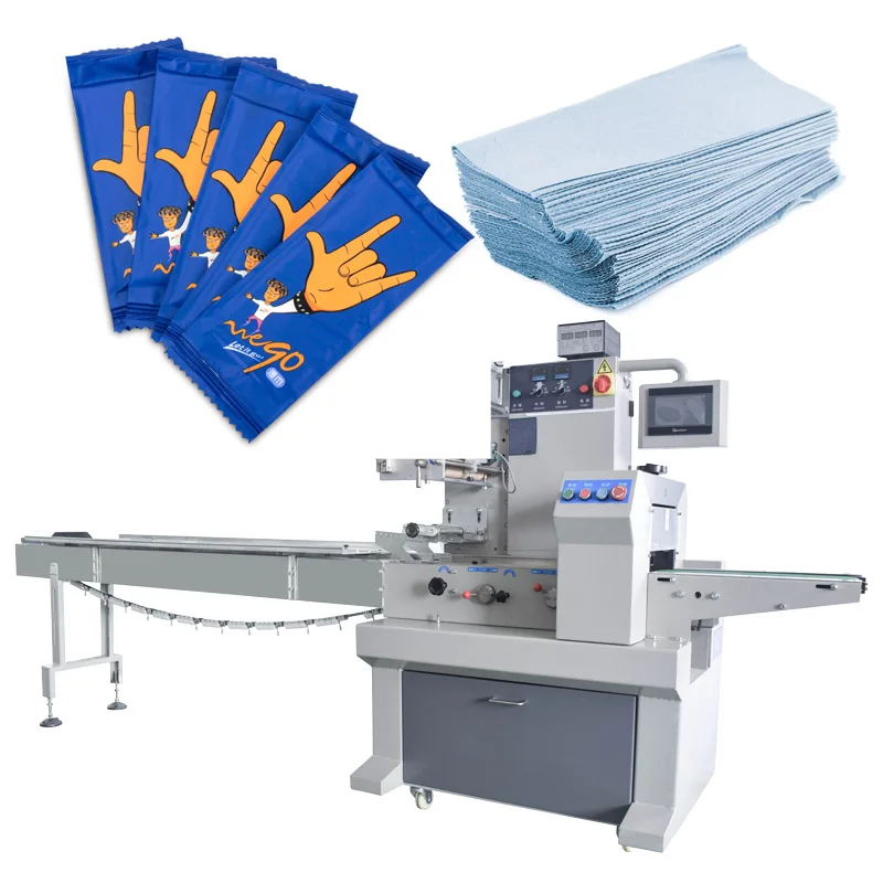 Customized supplier wet wipe packaging doy socks soap pack sandwich packing machines