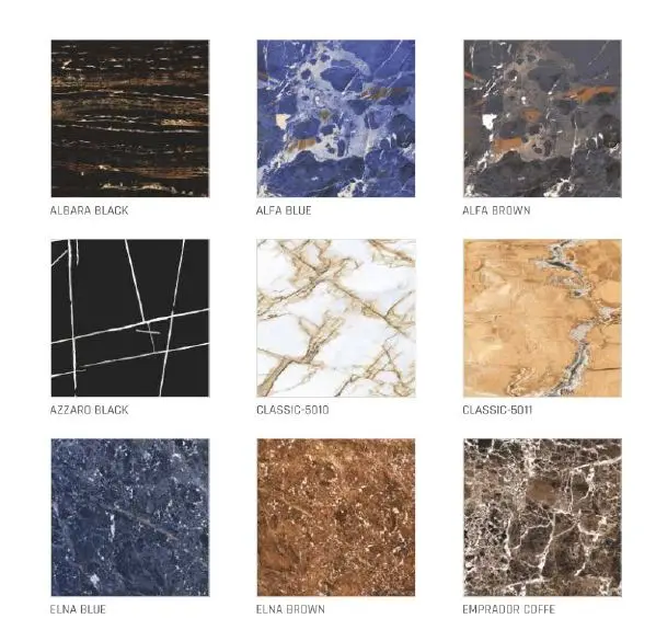 Leading Exporter of Porcelain Tiles 60x60 cm and 60x120 cm