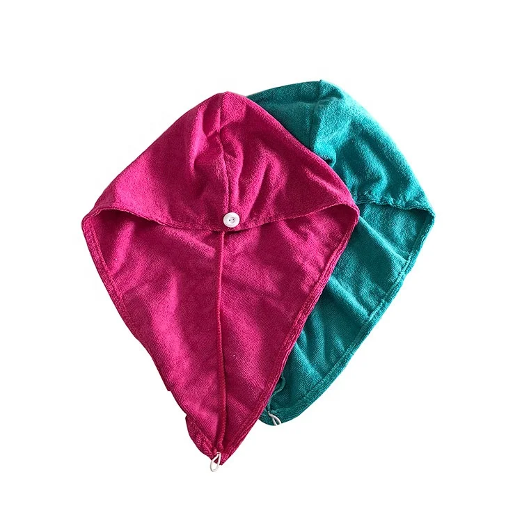
Wholesale Beauty Hair Drying Microfiber Turban Wrap Towel 