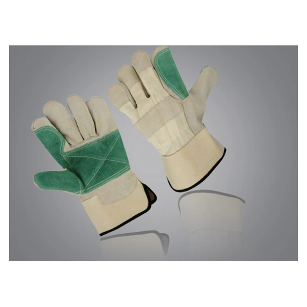 Hot Sale Custom Made Industrial Safety Canadian Work Gloves Working Leather Rigger Working Heavy Duty Gardening Haulage Gloves