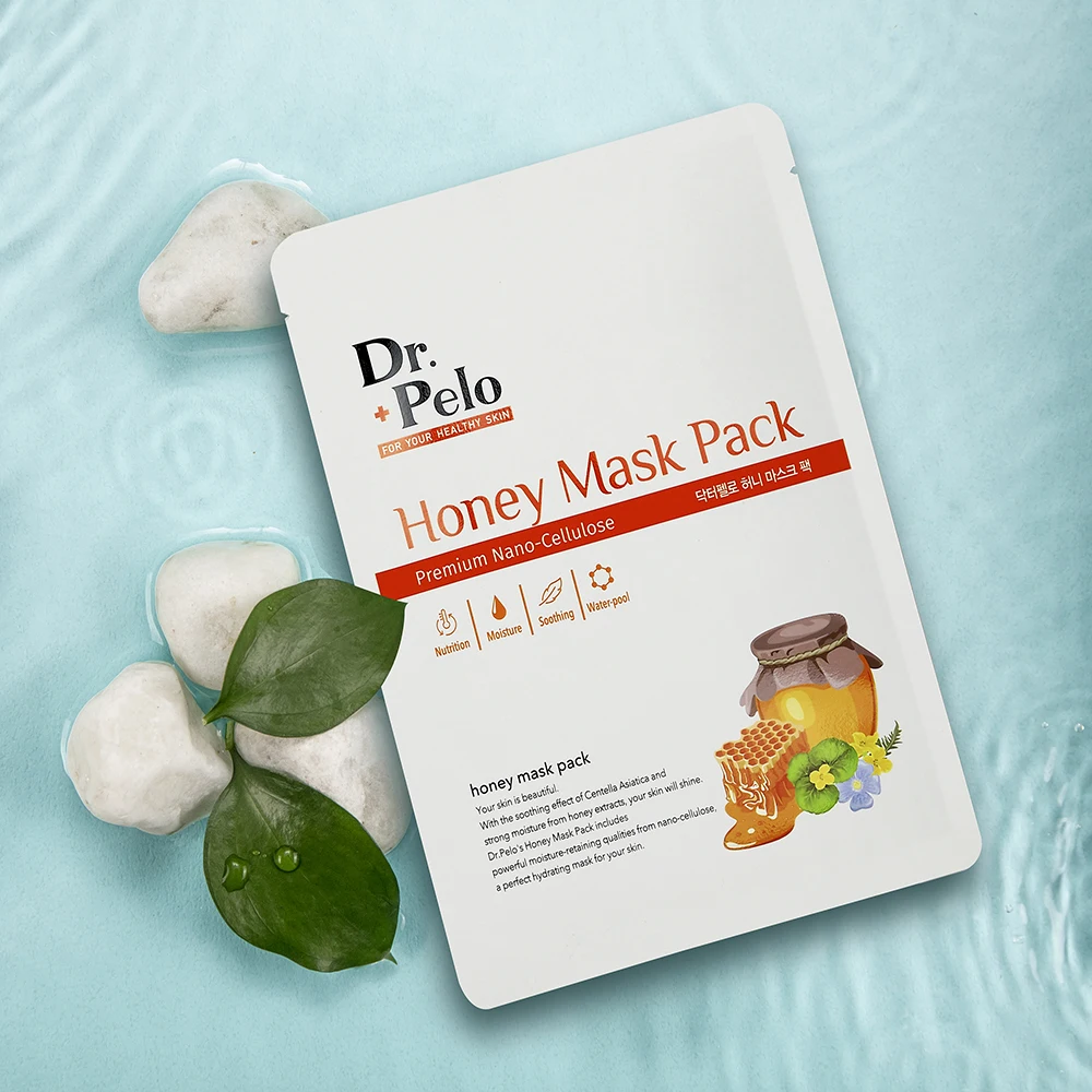 [Dr. Pelo] Korea Cosmetics Soothing Glycerin Facial mask pack moisturizing lightening hydrating skincare face sheet
