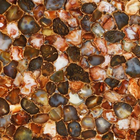 Hot Sale and Best Price !  %100 Natural Agate Cezanne Gold - Semi Precious Stones Ready To Ship !