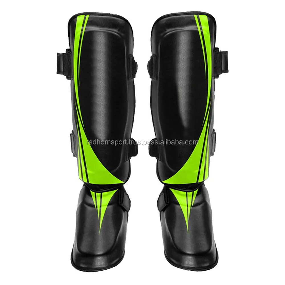 RHS MMA Shin Instep Guard Leg Pads Protective Muay Thai Boxing Training Kickboxing, Boxeo Shin Guards, Custom Shin Protectors