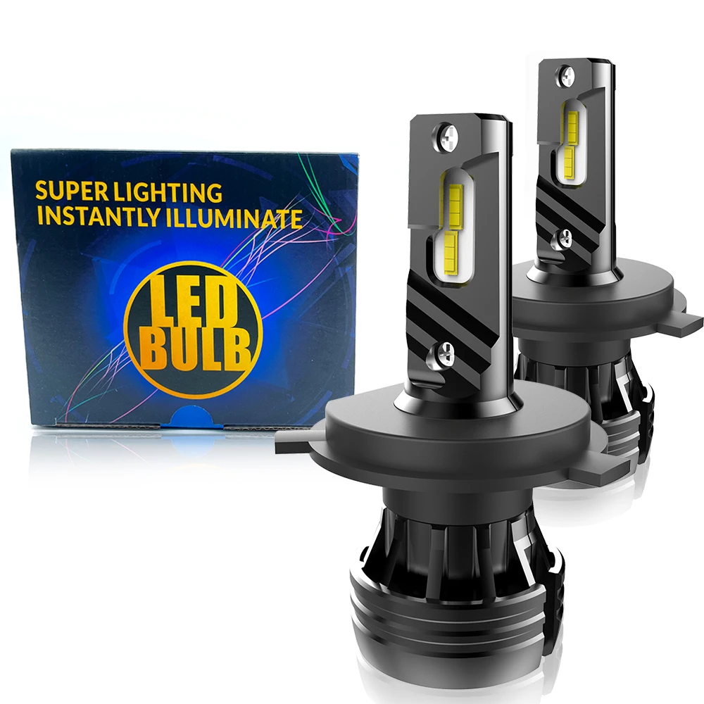 CSP chip conversion kit H1 H3 H4 adjustable beam LED headlight bulb with cool white High Lumen car LED headlight