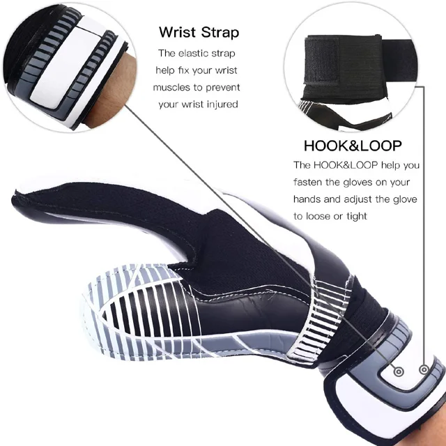 
Custom Design Best Quality High Tech Soccer Goalkeeper Gloves 