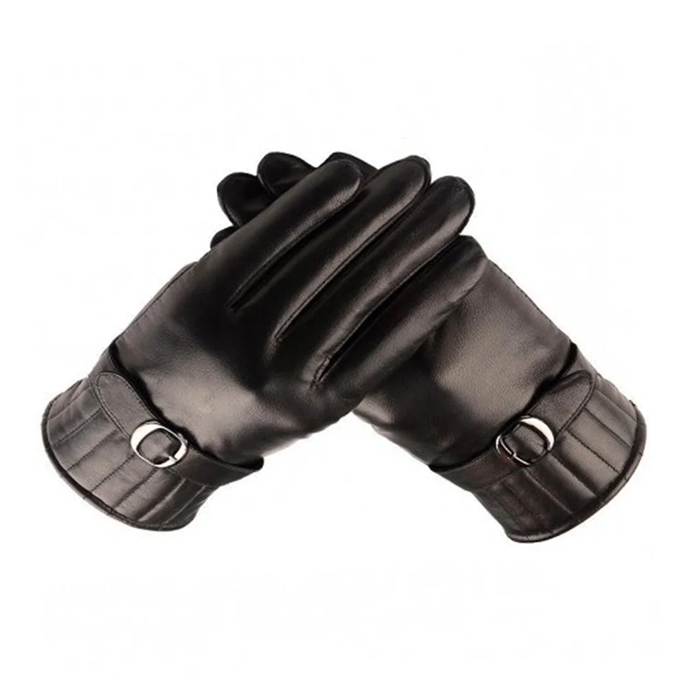 Touch Screen Leather Gloves