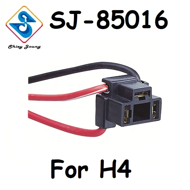 For H4 Headlamp Sealed Beam Headlight Connector Harness 3 Pin 3 Wire Automotive Wire Harness