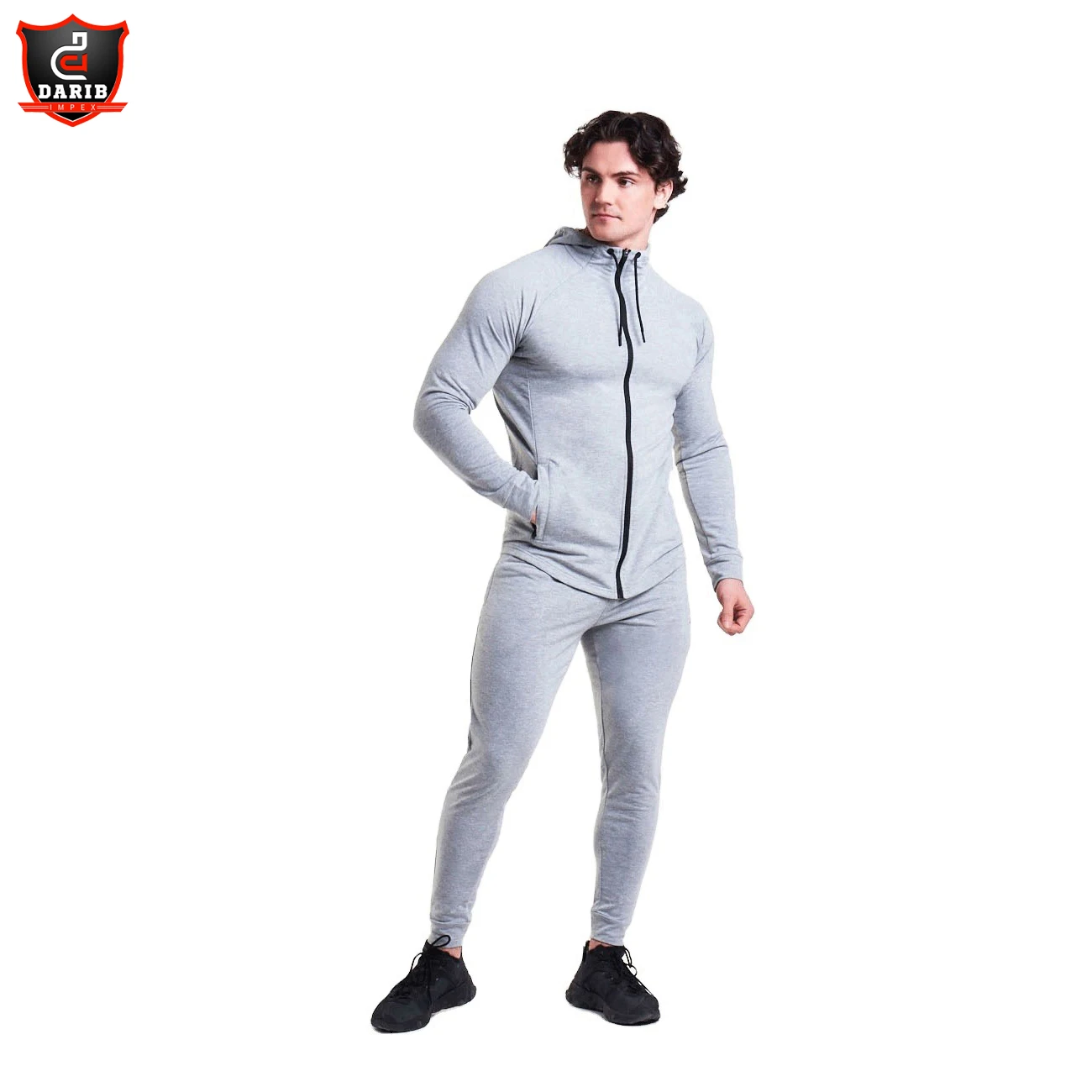 Оптовая продажа мужской тренировочный костюм с буквами-пазлами спортивный оптом капюшоном тренировочные костюмы