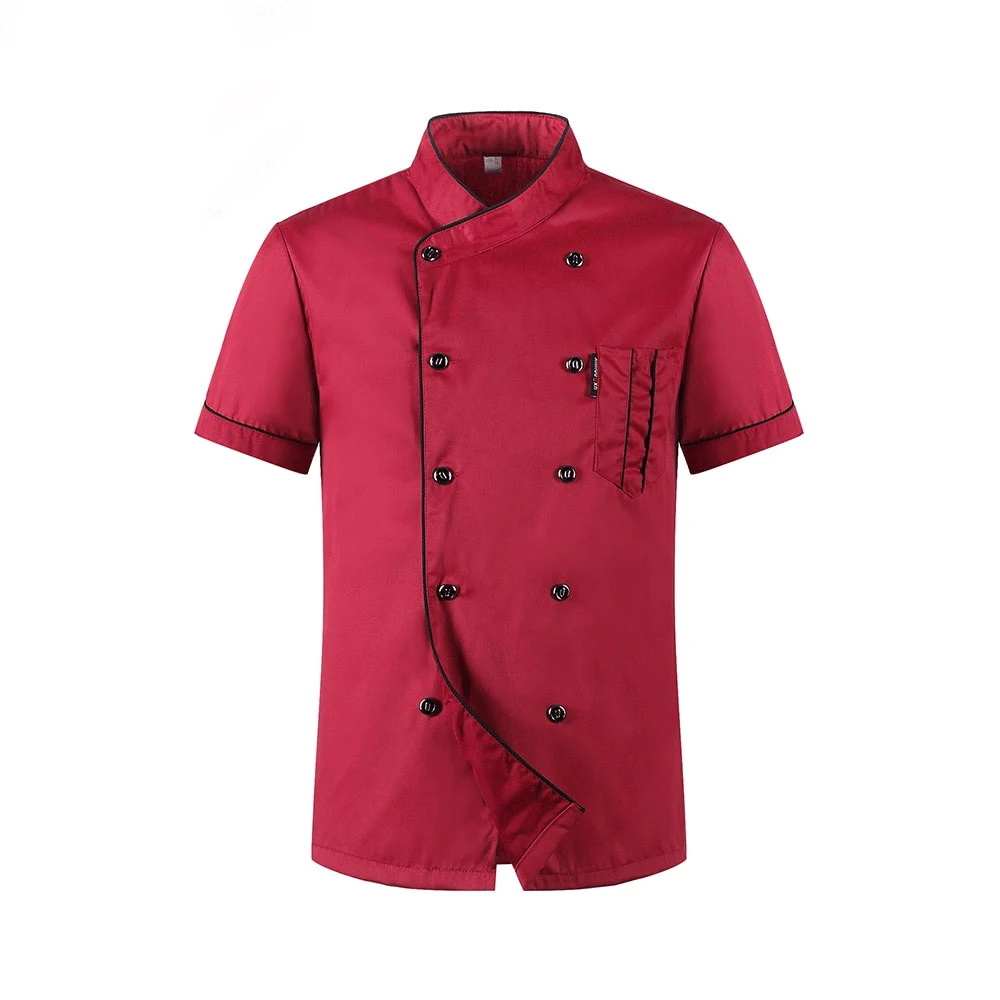 Chef Jacket Wholesale Head Chef Uniform Restaurant Hotel Kitchen Cooking Clothes Catering Foodservice Chef Shirt Apron