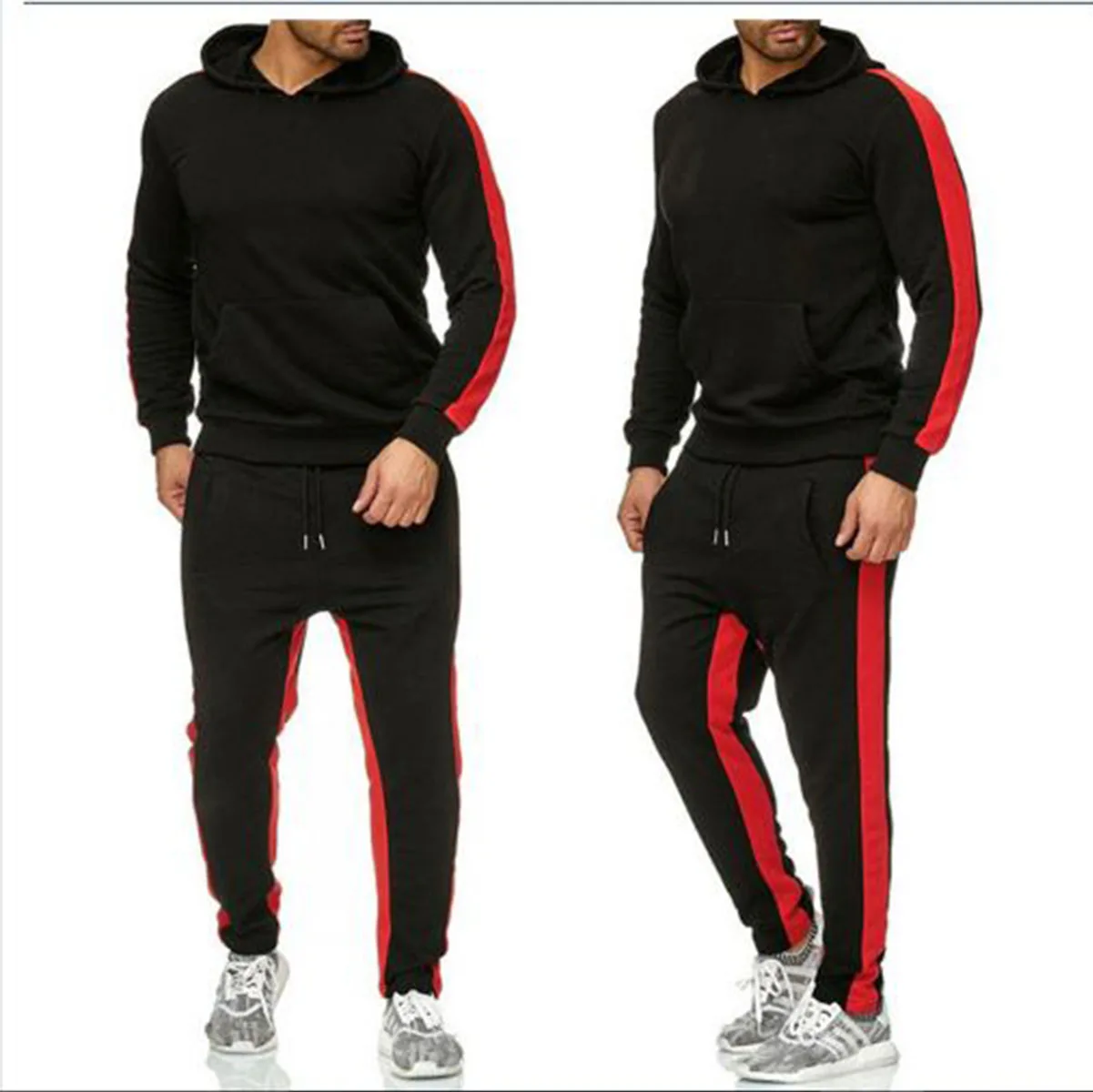Newest Custom Sportswear Long Sleeve Tracksuit Gym Training Wear Joggers Sweat suit For Men Set For Men Tracksuit wholesale