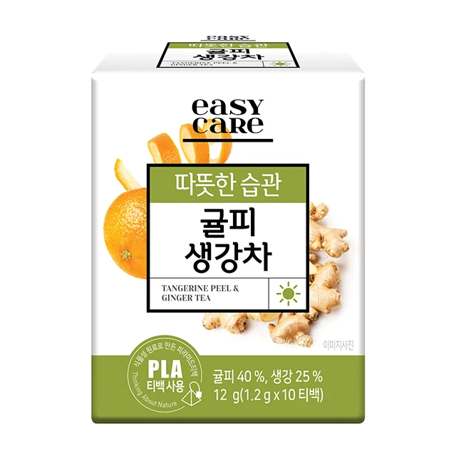  Корейские органические чайные пакетики для домашнего использования корейские традиционные из мандарина и имбиря изготовленные в Корее
