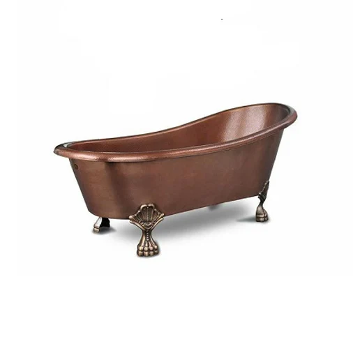 Dark Finished Antique Bathing Tub With Legs