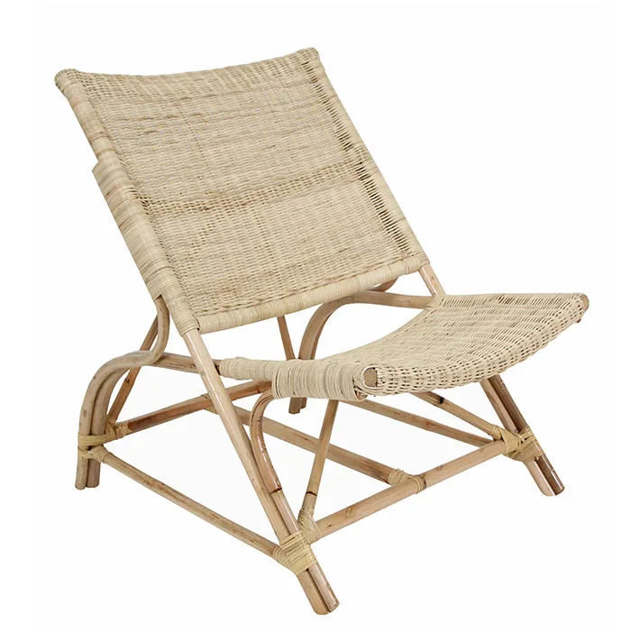 Натуральный Плетеный ротанговый расслабляющий стул Rio