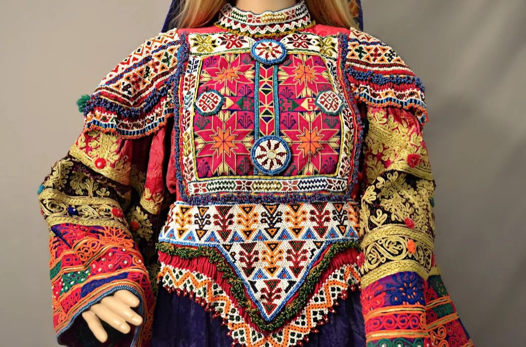 Awesome New kuchi Afghani Kuchi Dresses For Eid high quality solid color round neck Embroidery long sleeve Afghan women dress