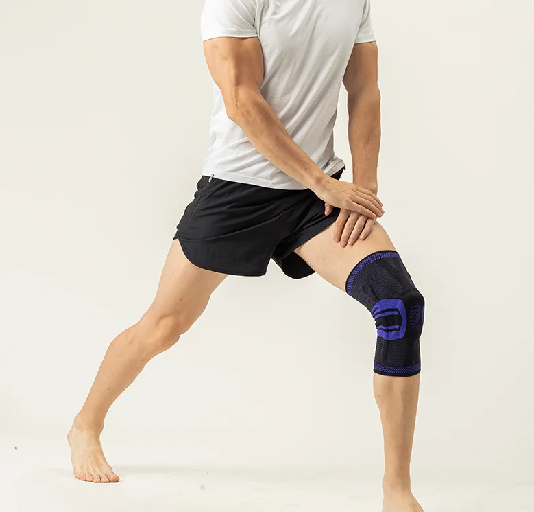 Miket elastic knee support wrap protective knee sleeve high compression knee brace