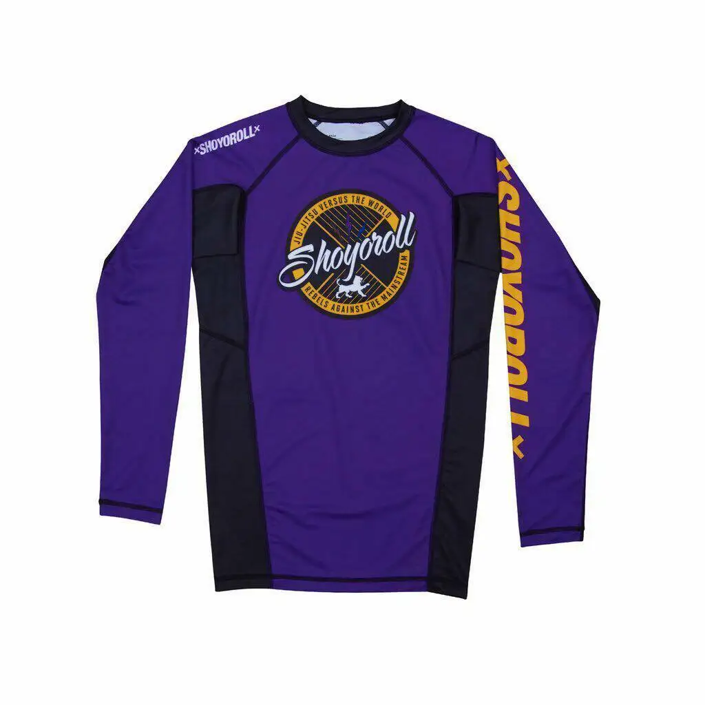 2022 custom blank cheap sublimation spandex jiu jitsu long sleeve mma men rashguard