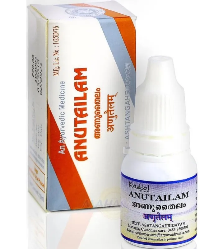 
10 ml Kottakkal Anu Tailam Herbal Oil 