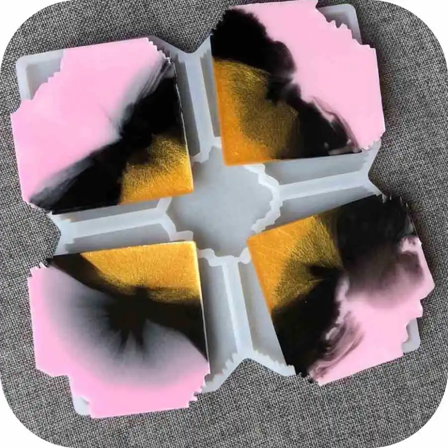 30cm Large Circle Resin Tray Mold 11.8 inch Silicone Dish Mould Round Serving Epoxy DIY Clock Casting  Home Decoration