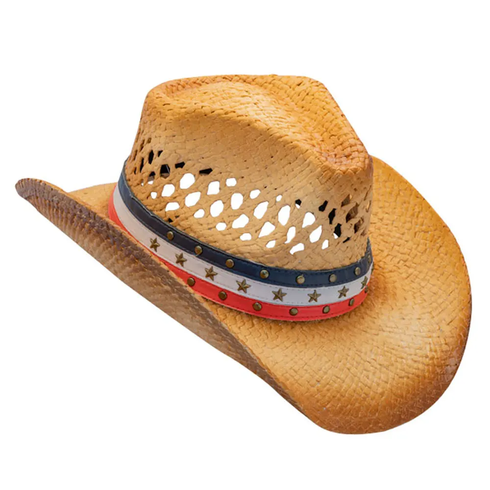 
Cowboy Hats Folding Hat Paper Woven Folding Mexican Cowboy Hats 