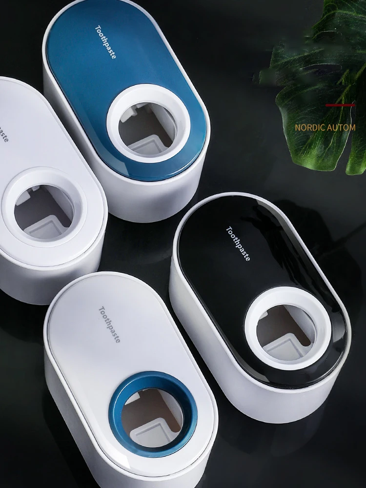 Factory direct supply wall-mounted bathroom plastic toothpaste squeezer dispenser