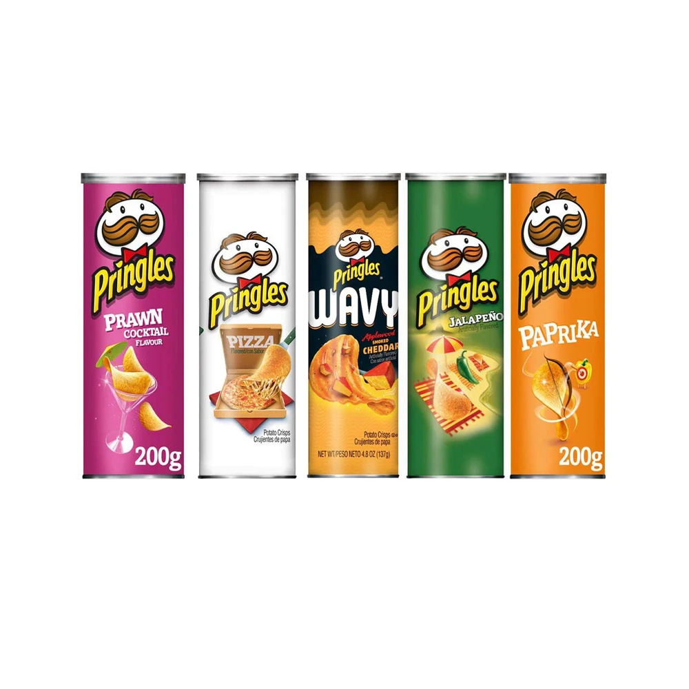 Pringles Potato Chips canned puffed food snack potato chips exotic snack potato chips