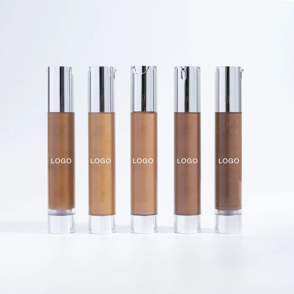 Luxury Makeup Cosmetics Private Label Water Proof Mineral Vegan Foundation Beauty Foundation
