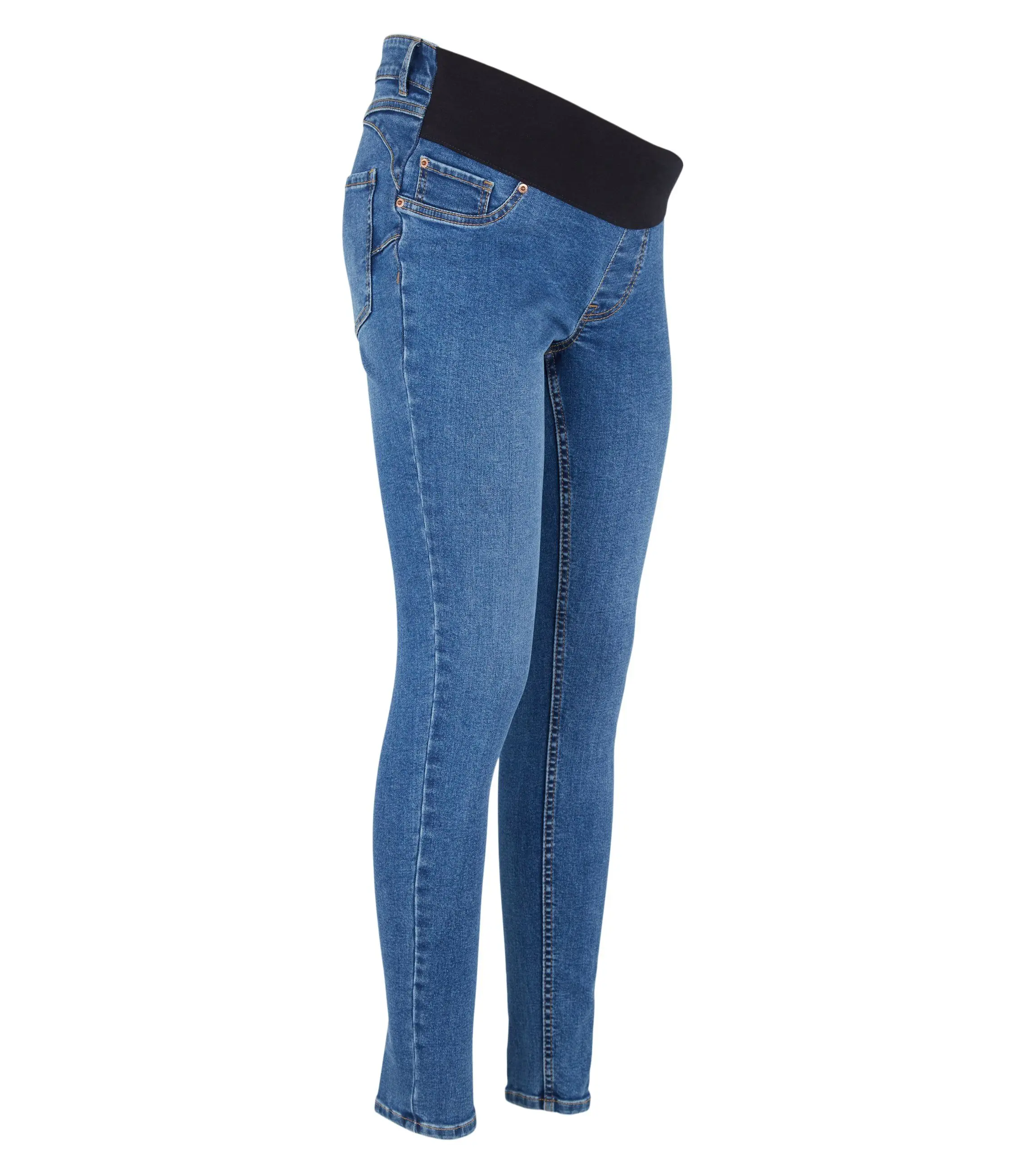 2023 Customize OEM High Stretchy Women Maternity Multi-Pocket Jeans High Waist Wholesale Pregnancy Denim Jeans Pants for Womens