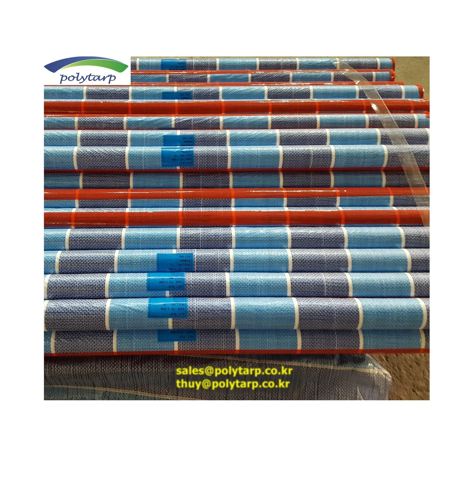 High Quality Printing Logo Customized Request PE Tarpaulin Made In Vietnam Rolled Packing Vietnam